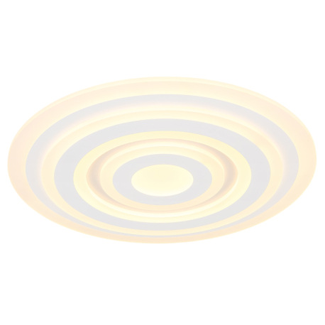 Stropné svietidlo, kov biely, akryl biely, ø: 490 mm, V: 50 mm, vrátane LED 40W 230V, zdroj 5200lm,