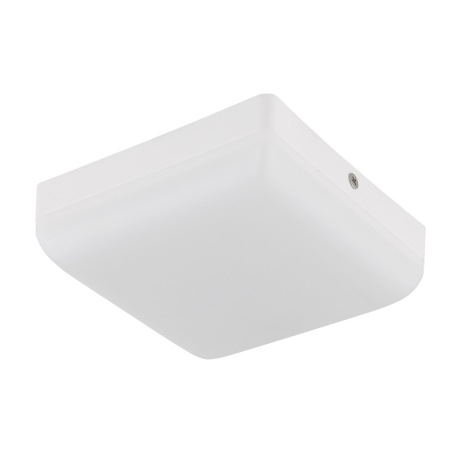 Stropné svietidlo, plast biely, DxŠxV: 120x120x45mm, vrátane LED 8W 230V, zdroj 870lm, výstup 600lm, 1