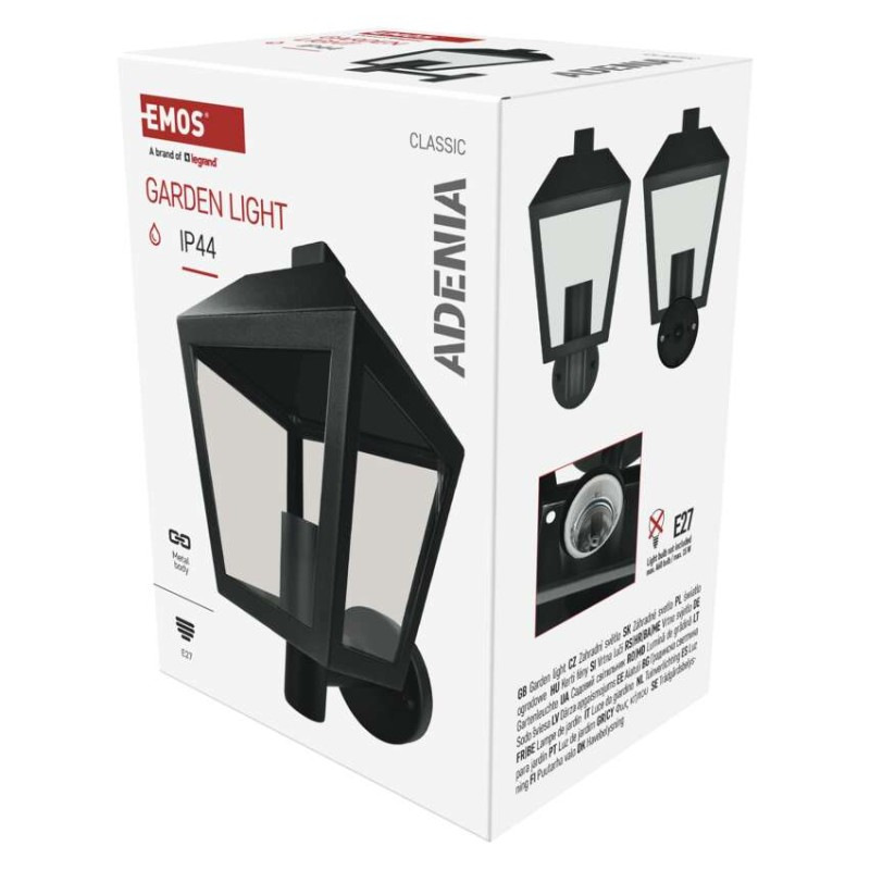 Záhradné nástenné svietidlo ADENIA, 19,8 x 15 x 27,8 cm, 1 x E27, 15 W 6