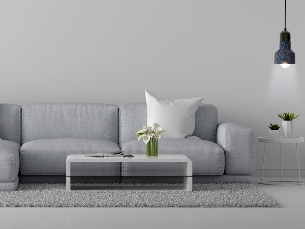 Závesné svietidlo Terrazzo / modrá 1 x E27 - ME0214R/BL 4