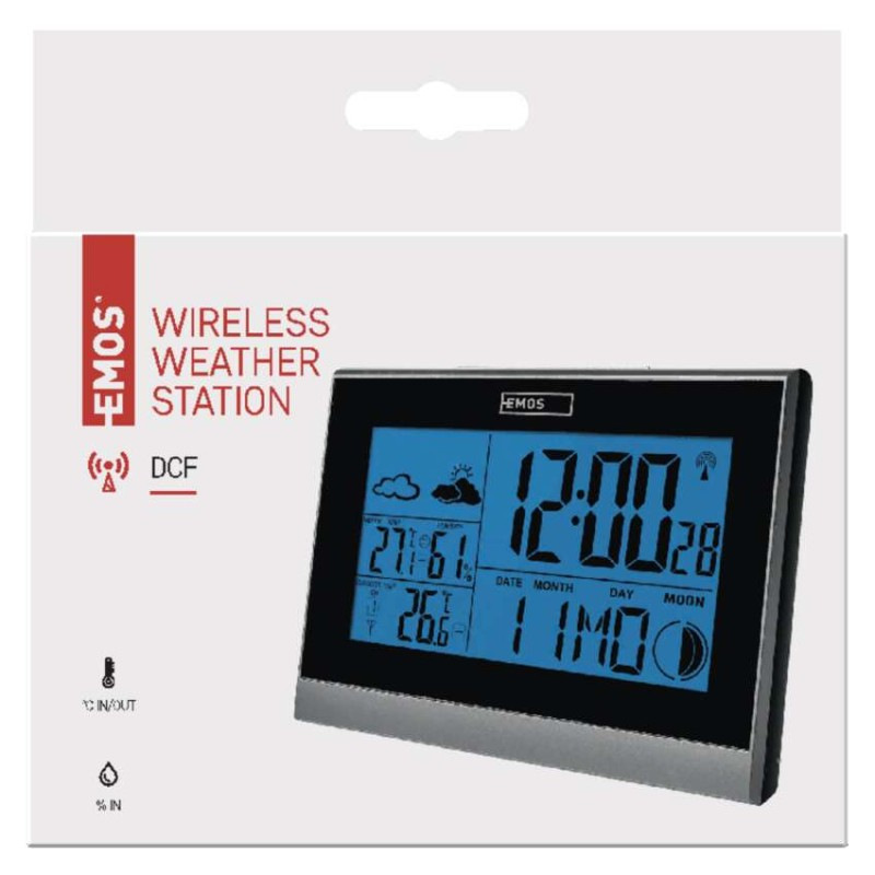 Domáca bezdrôtová meteostanica E3070 5