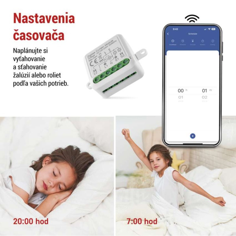 GoSmart modul motora IP-2121CZ, ZigBee, 1-kanálový 4