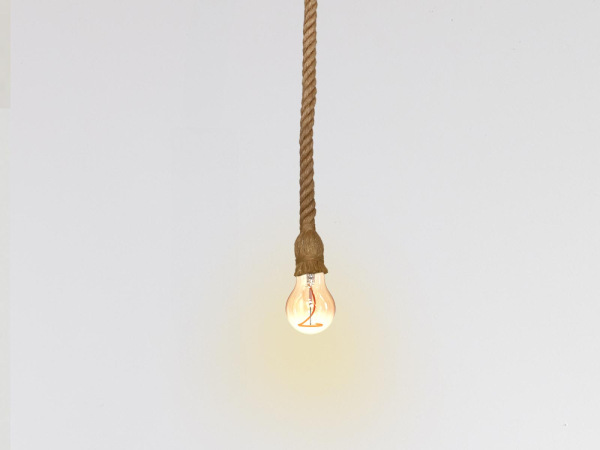 Objímka E27 / 1m / povraz - prírodná - BH671-1 5