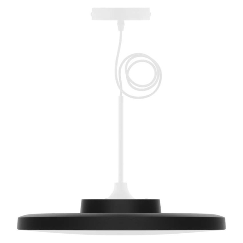 LED prisadené svietidlo DIONI kruhové, čierné,32W, CCT 13