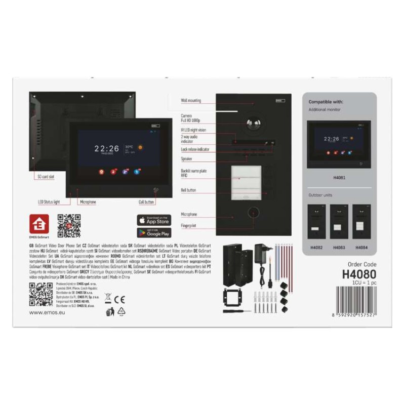 Sada domáceho video vrátnika GoSmart IP-880A 2WIRE s WiFi 11