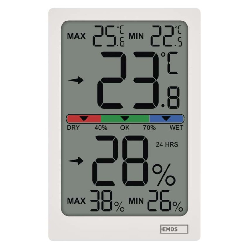 Digitálny teplomer s vlhkomerom E0558 7