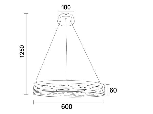 ALIANZ dizajnový závesný luster - N1002 10