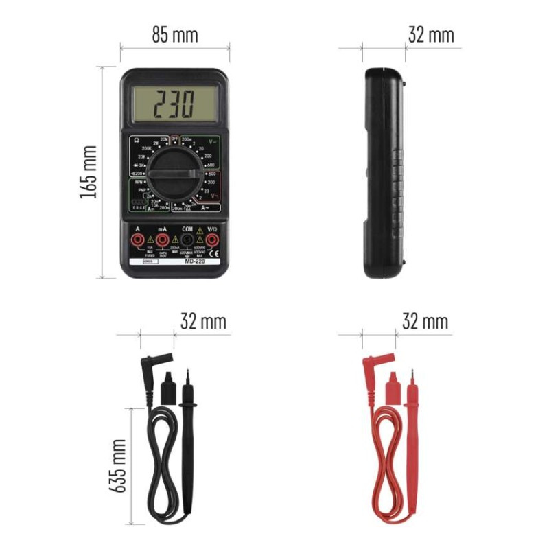 Multimeter MD-220 9