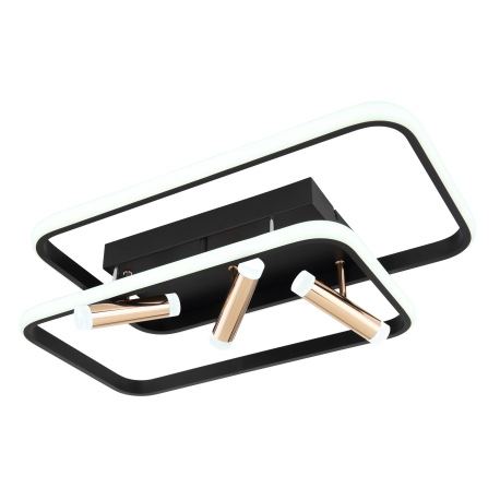 Stropné, kov, hliník čierny,kov zlatý,akryl opál,pamäťová funkcia, nočné svetlo, stmievateľné, diaľ. 20