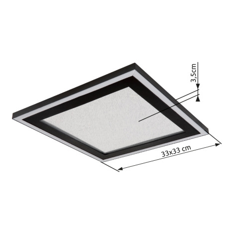 Stropné svietidlo, kov čierny, plast, zrkadlový krištáľový efekt, plast čierny, plast biely, niekoľk 10