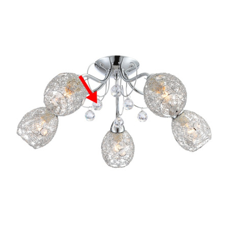 Náhradný diel pre 56689-5, akrylová dekorácia Ø2cm