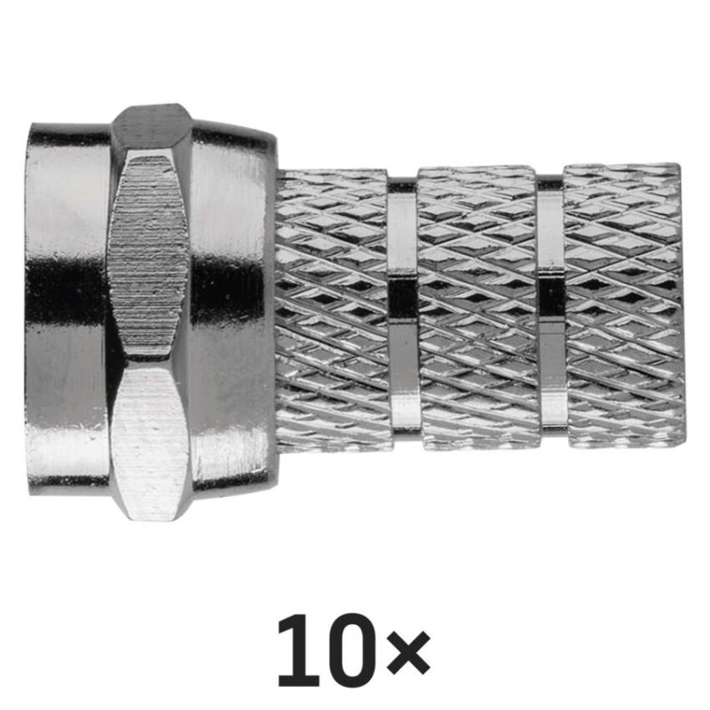 Konektor F vidlica pre koax 3C2V 2