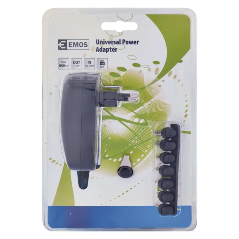 Univerzálny pulzný USB napájací zdroj 1000 mA s hrebienkom 1