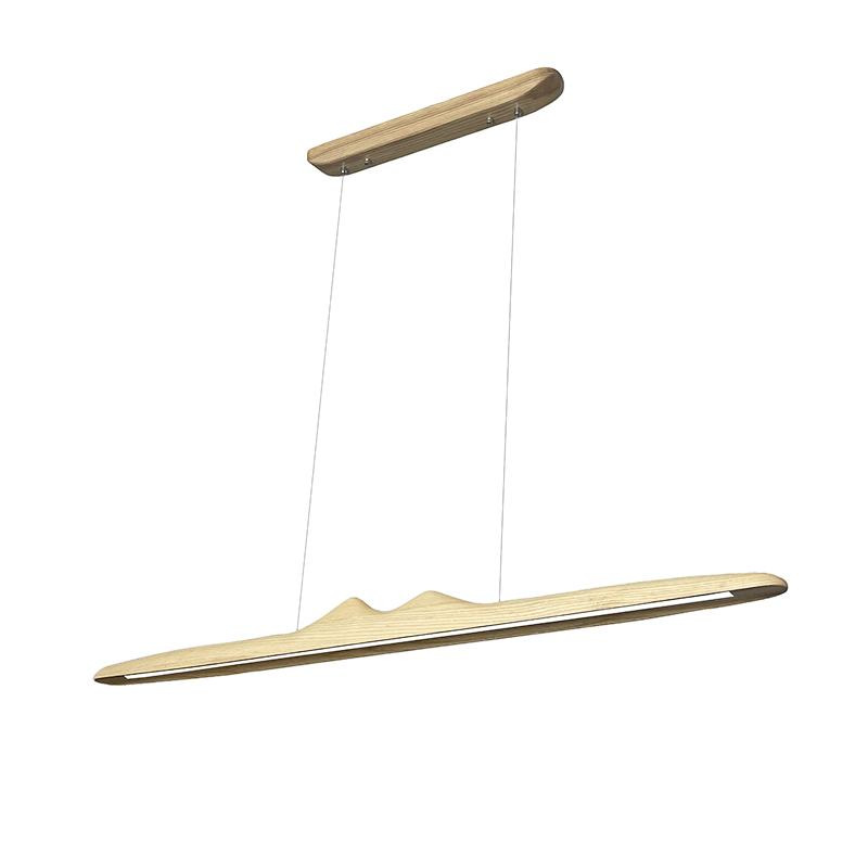 Drevený luster na lanku z masívneho dreva LED 22W / 1200 - WRL0921 5