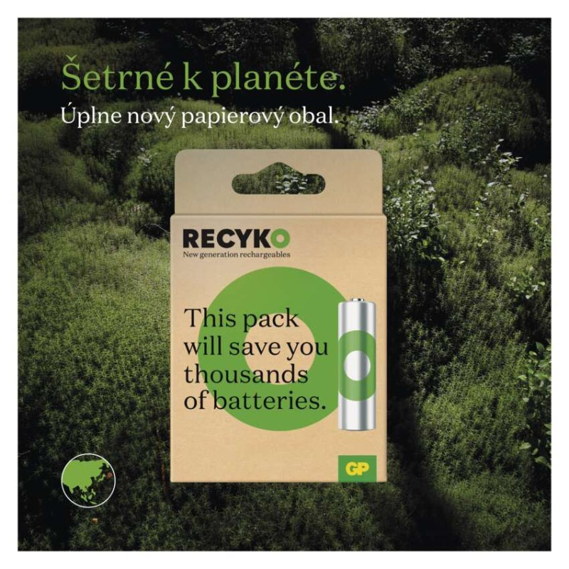 Nabíjacia batéria GP ReCyko 2600 (AA) 6 ks 8