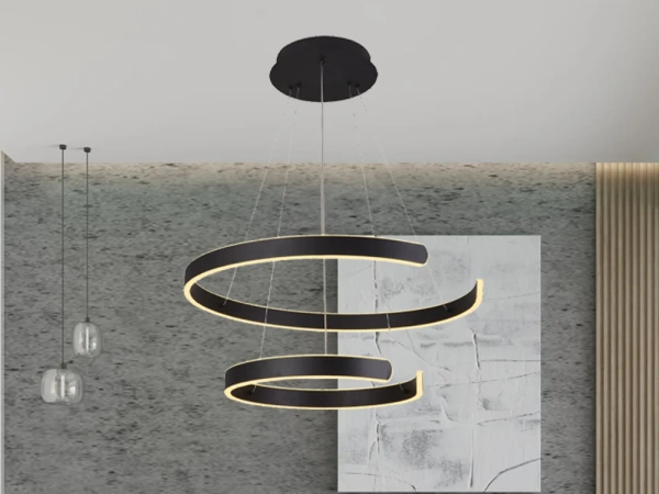 LED závesná lampa na lanku + diaľkový ovládač 120W - J4328/B 5