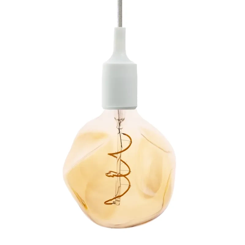 LED dekoratívna žiarovka / filament BUMPED 4W VINTAGE - G125 / E27 / 2000K - ZSF117 4