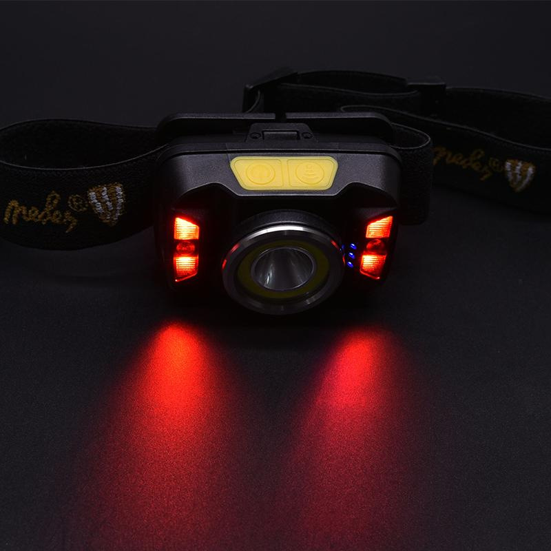 LED nabíjacia čelovka so senzorom - LH05R 6