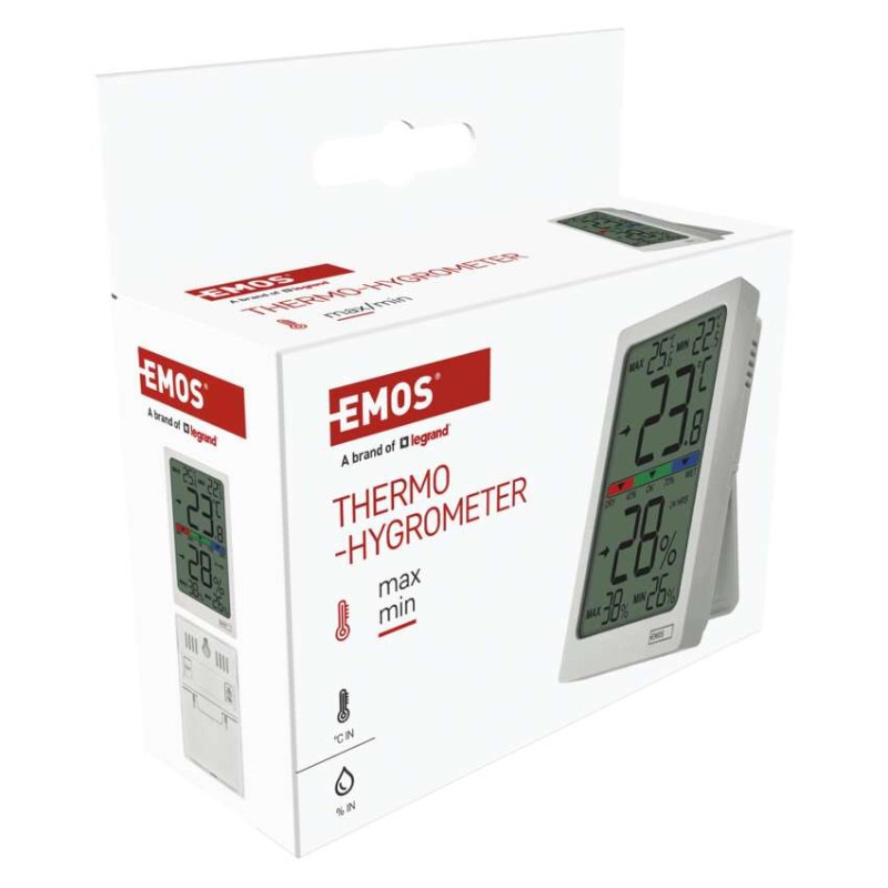 Digitálny teplomer s vlhkomerom E0558 11