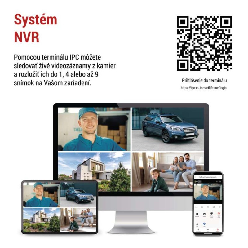 GoSmart Vonkajšia otočná kamera IP-800 WASP s WiFi, biela 6