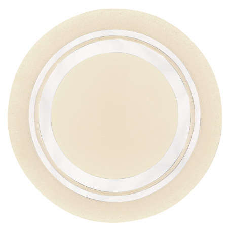 Stropné svietidlo, kov biely, akryl biely, chróm, kompatibilné s Google Assistant a Alexa, pamäťová 4