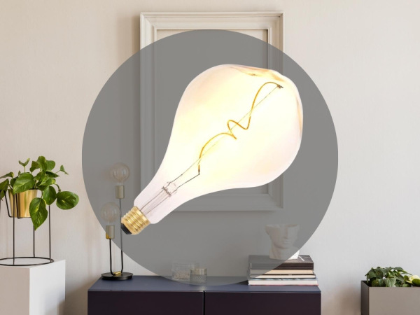 LED dekoratívna žiarovka / filament BUMPED 4W VINTAGE - ET160 / E27 / 2000K - ZSF119 1