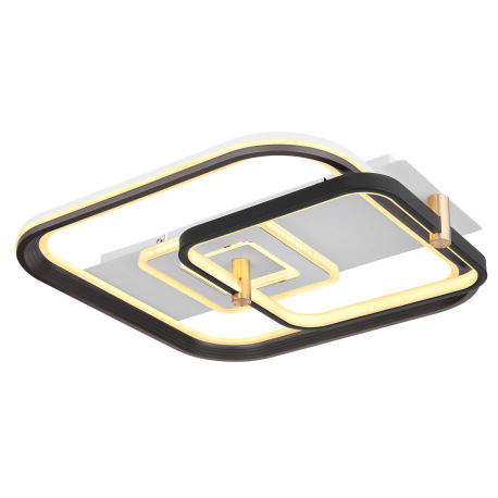 Stropné svietidlo, kov biely, čierny a sivý, akryl opál, stmievateľné, viackrokové ovládanie cez nás 6