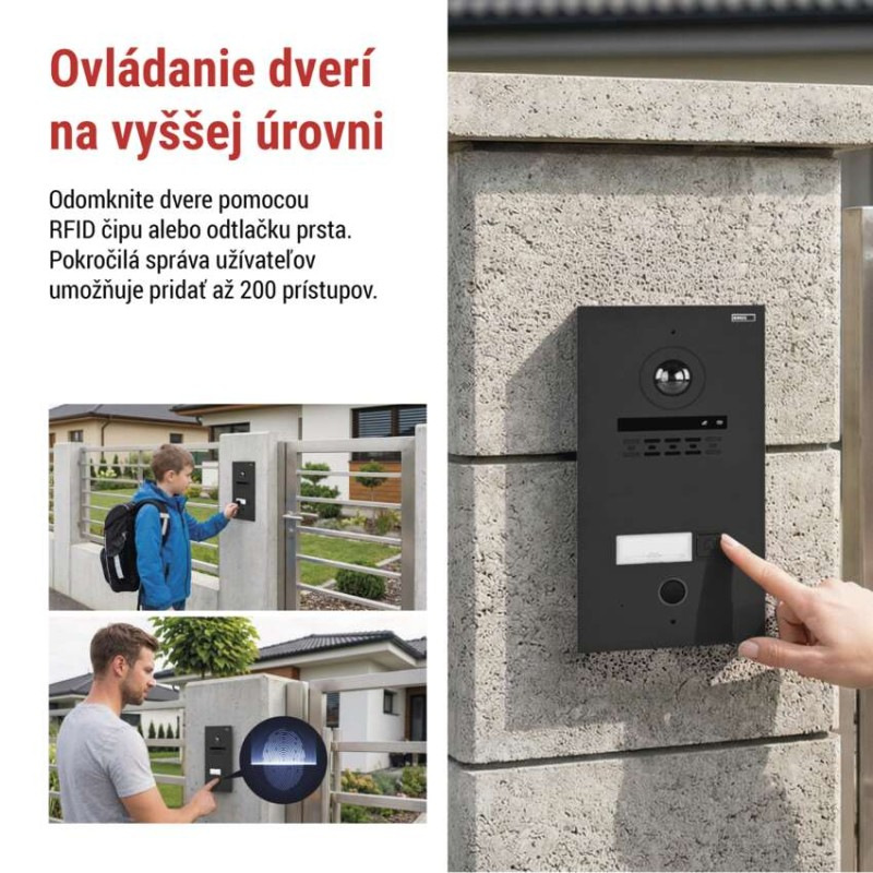 Sada domáceho video vrátnika GoSmart IP-880A 2WIRE s WiFi 3