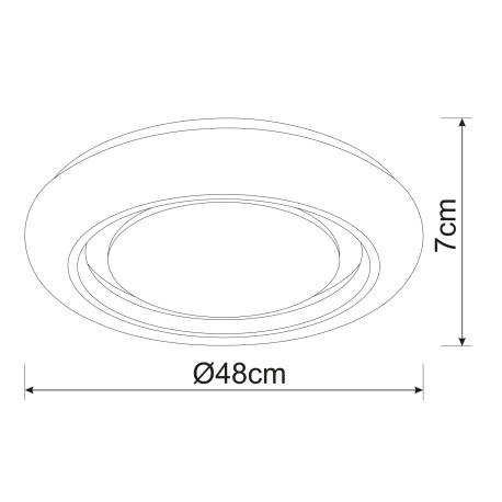 Stropné svietidlo, kov biely, akryl biely, chróm, kompatibilné s Google Assistant a Alexa, pamäťová 19