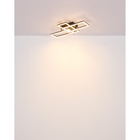 Stropné svietidlo, plast čierny, plast sivý matný, plast biely, polohovateľné, DxŠxV: 614x341x93mm, 16