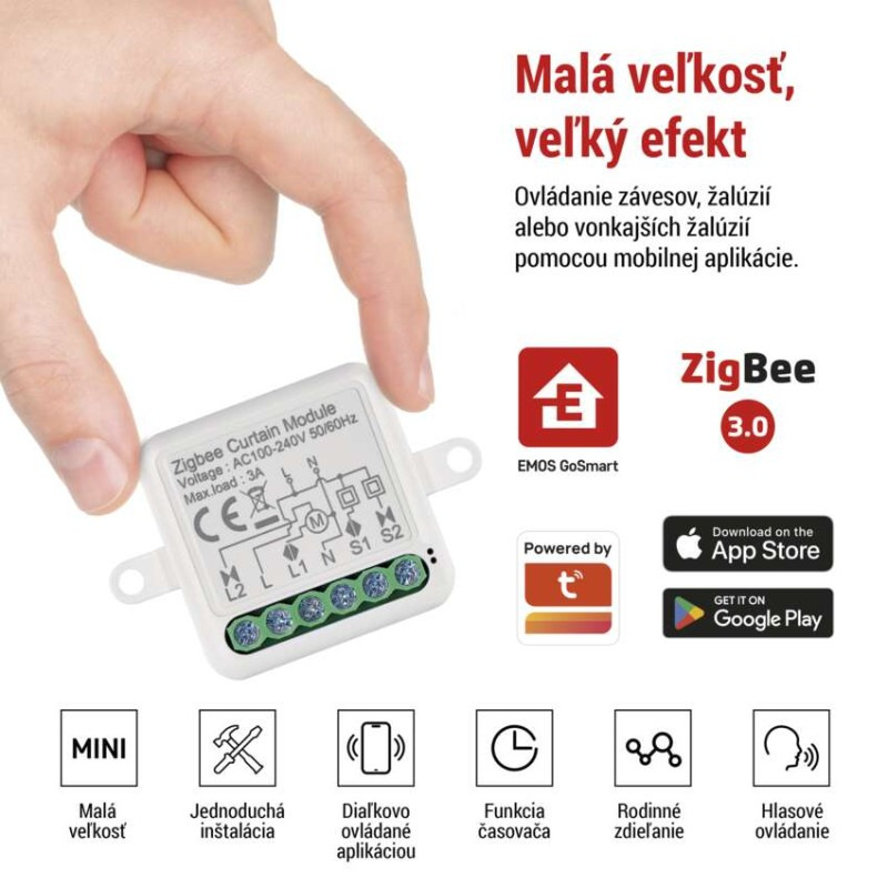 GoSmart modul motora IP-2121CZ, ZigBee, 1-kanálový 1