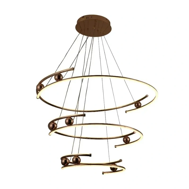 LED visiaca lampa na lanku + diaľkový ovládač 170W - J4347/GCH 11