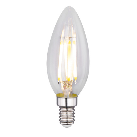 LED žiarovka, nikel matný, sklo priehľadné, 2ks v balení, Ø35, V:98, 2xE14 LED 4W 230V, 400lm, 3000K