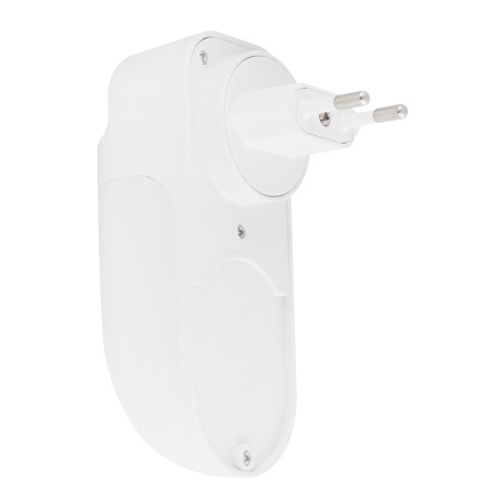 Nástenné svietidlo plastové biele, satinované, nočné svetlo, vrátane senzora, súmrakový senzor zapín 4