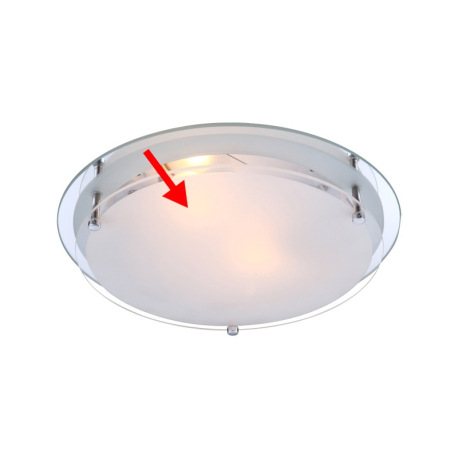 Náhradné sklo pre 48167-2, satinované