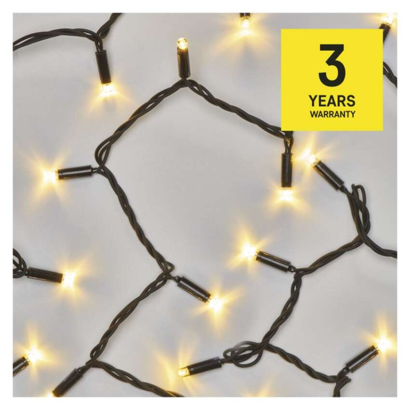 Profi LED spojovacia reťaz čierna, 5 m, vonkajšia aj vnútorná, teplá biela 14