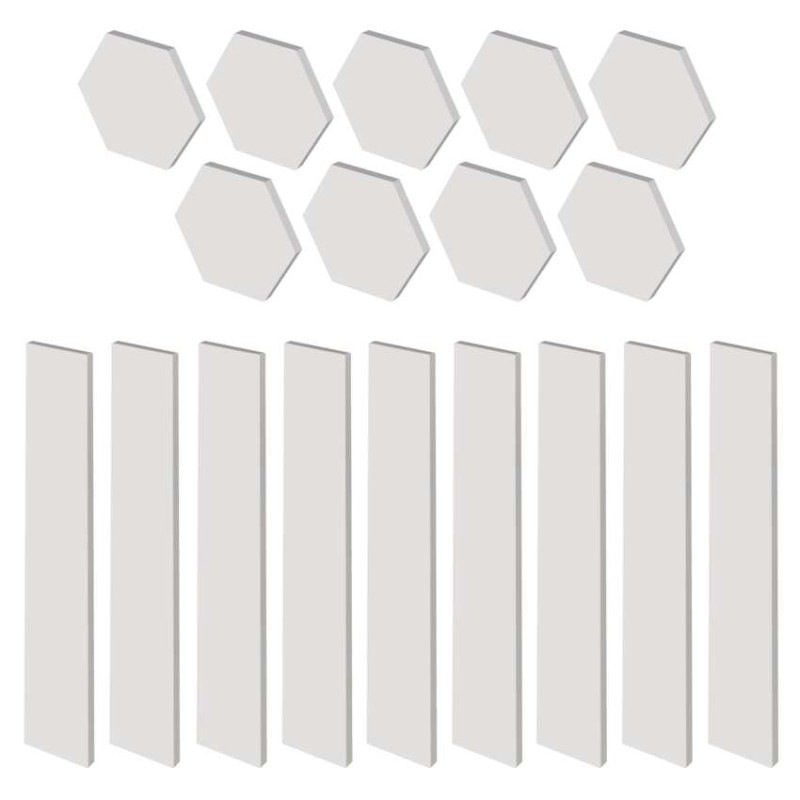 GoSmart LED svietidlo Lines white, 9 dielov, 34 W, RGBIC stmievateľné, WiFi