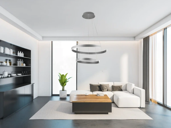 LED závesná lampa na lanku + diaľkový ovládač 120W - J4328/S 3