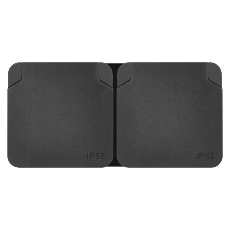 EMOS Cyklone zásuvka dvojnásobná IP55 8