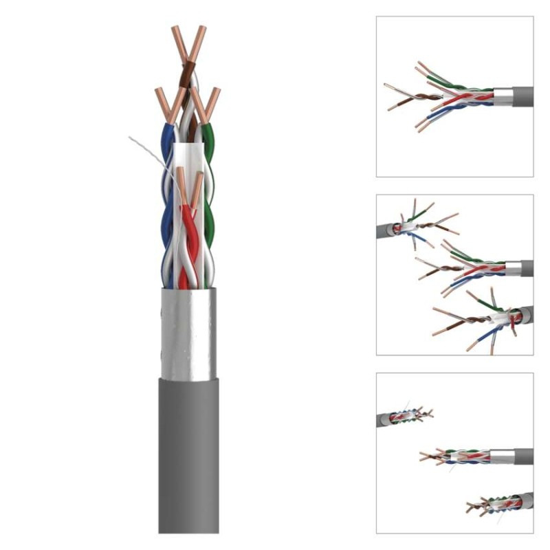Datový kábel FTP CAT 6, 305m 14