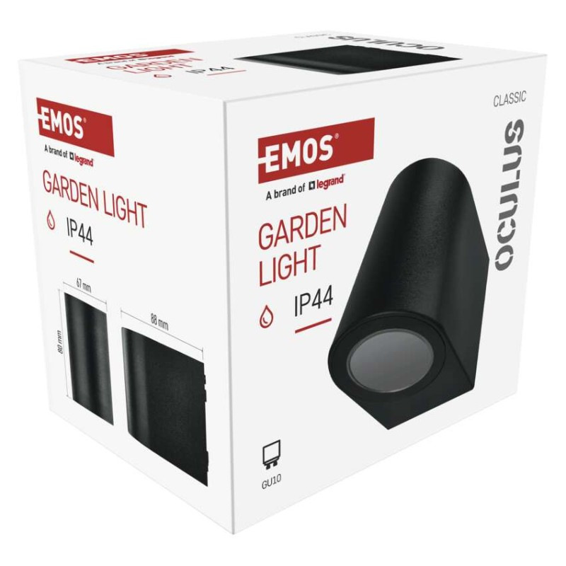 Záhradné nástenné svietidlo OCULUS, 8,8 x 6,7 x 8 cm, 1 x GU10, 35 W 14