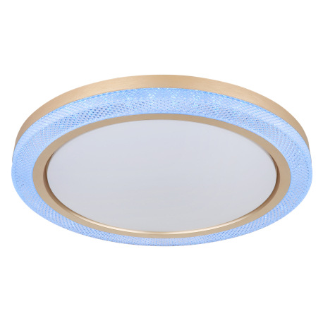 Stropné svietidlo kov biely, zlatá, plast biely, stmievateľné, niekoľko úrovní pomocou nástenného sp 8