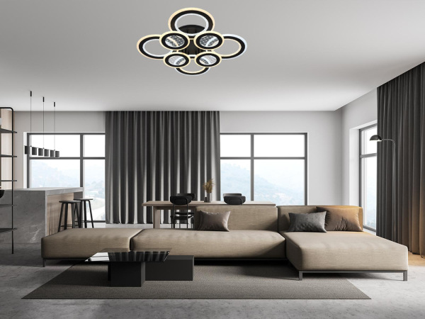 LED stropné svietidlo s diaľkovým ovládačom 200W - J3347/B 2