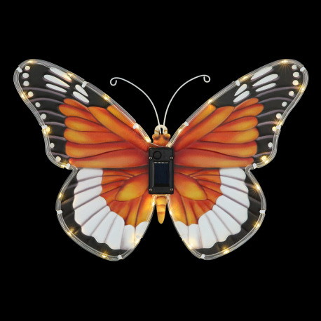 Solárne svietidlo, plast farebný/čierny matný/priehľadný, vypínač, batéria súčasťou balenia AAA 200m 5