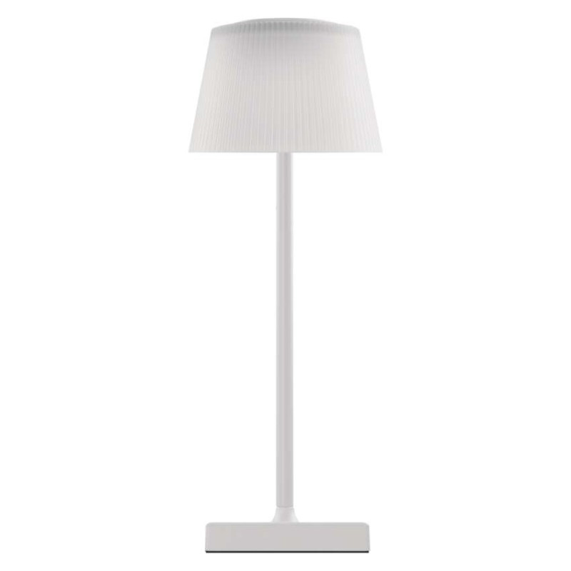 LED stolná lampa KATIE, dobíjacia, biela 8