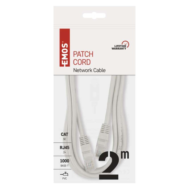 PATCH kábel UTP 5E, 2m 1