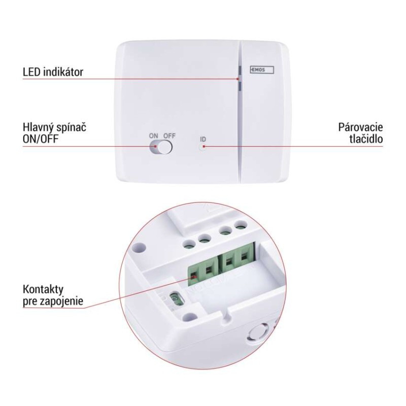 Izbový programovateľný bezdrôtový WiFi GoSmart termostat P56S11 8