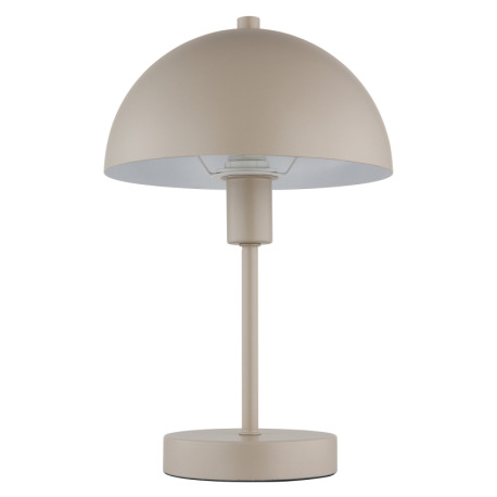 Stolná lampa, kov, piesková matná, kábel PVC priehľadný, kolískový vypínač na kábli, ø: 200mm, V: 31 2