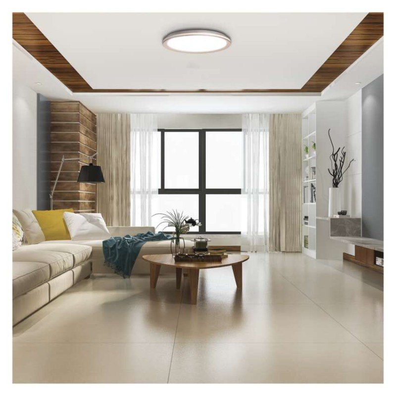 LED prisadené svietidlo SABI, kruhové 30W, stmiev.so zmenou CCT 6