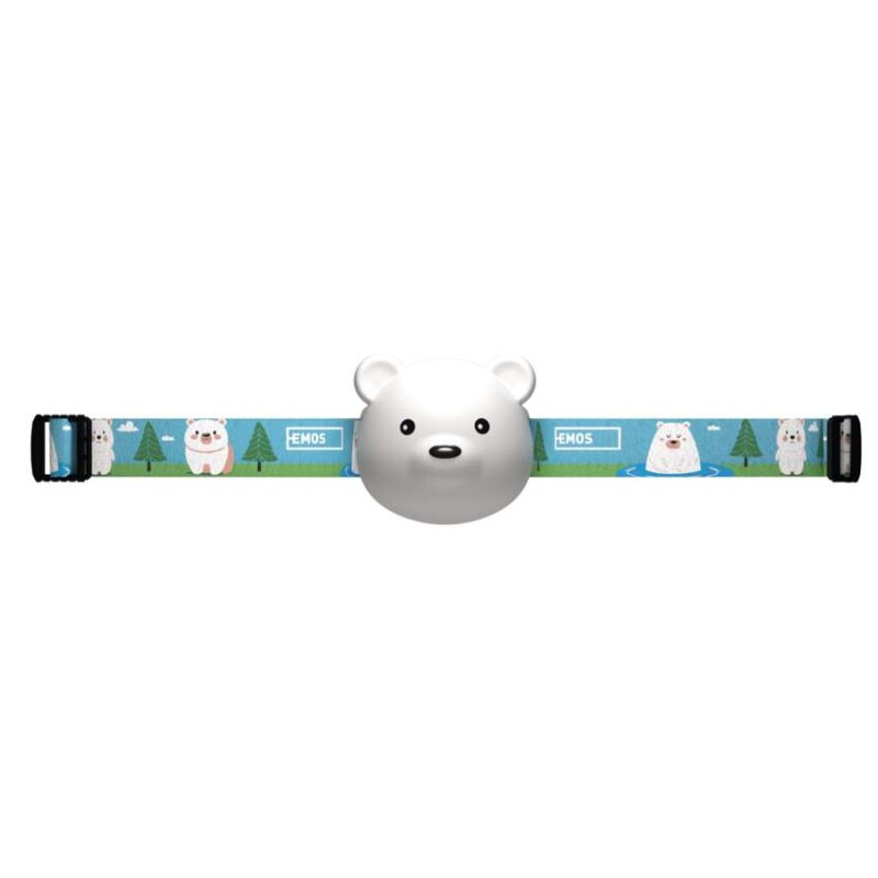 LED nabíjacia čelovka medveď P3543, 80 lm, Li-Pol 500 mAh 6